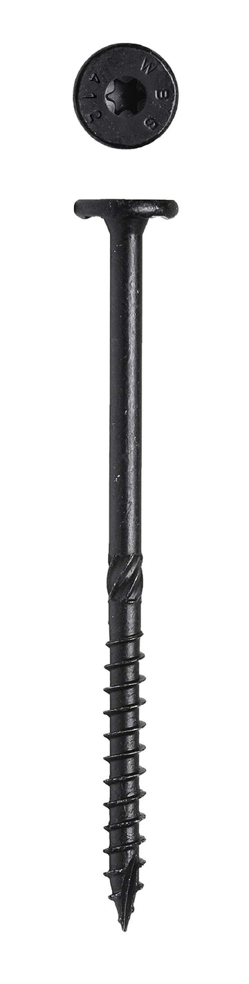 Big Timber WTX15412 #15 x 4-1/2 in. Black Star Drive Wafer Head Screw 400 Pack